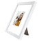 Americanflat Picture Frame with Mat - Photo Frame for Wall Display - Shatter Resistant Glass - Adjustable Hanging Hardware - Includes Easel